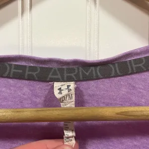 Under Armour purple v-neck tee thumbnail 2