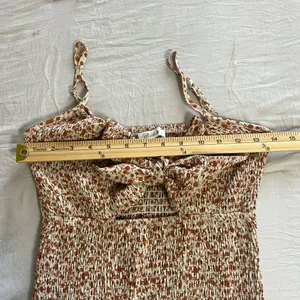 Blush Rust and Cream‎ Patterned Dress Size Medium thumbnail 4