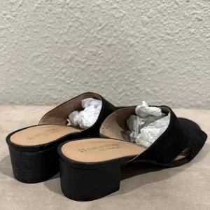 Naturalizer Arielle Black Faux Suede Crisscross‎ N5 Comfort Sandals Size 7.5M thumbnail 3