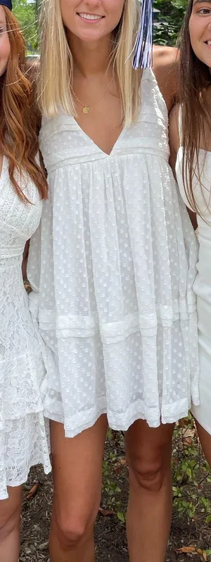 Mustard Seed Dress Mini White thumbnail 1