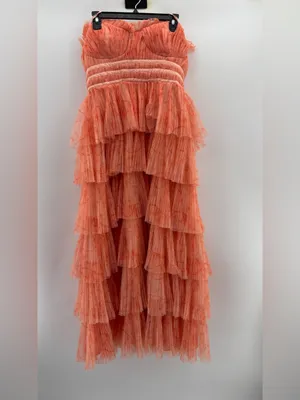 Hutch The Monaco Gown in Peach thumbnail 5