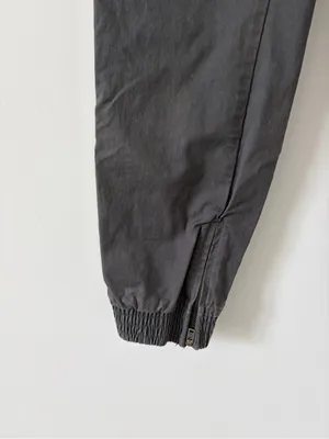 Pact Organic Cotton Side Ankle Zip Casual Utility Joggers Dark Grey Small thumbnail 3