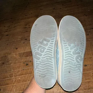 Natives pale blue rubber washable W8 slip on perforated shoes thumbnail 2