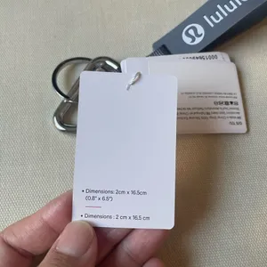 Lululemon silicone keychain - Solar Grey/Starch Blue thumbnail 8