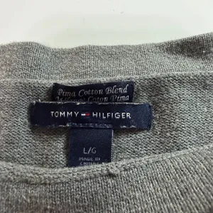 Tommy-hilfiger Women's striped sweater pima cotton boxy thumbnail 2