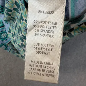 Max Studio Women's Small Halter Neck Shift Dress Teal Green Sleeveless Geometric thumbnail 7