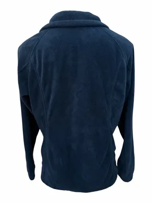 Columbia Women’s Dark Navy Full-Zip Fleece Jacket Pockets thumbnail 6