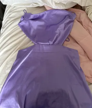 Purple Hoco Dress Size M thumbnail 1