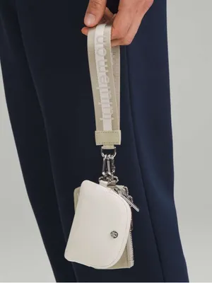 Lululemon Dual Pouch Wristlet *Wordmark Raw Linen / White Opal / White thumbnail 6