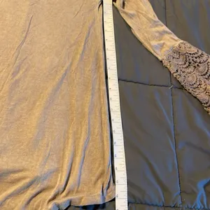 She + Sky Long Embroidered Bell Sleeve Shirt thumbnail 10