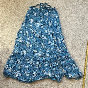 Miami Blue Floral Maxi Skirt thumbnail 2
