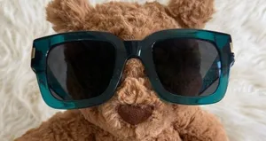 Saint Laurent Teal Sunglasses thumbnail 1