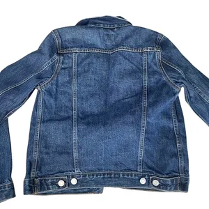GAP‎ Denim Jacket Womens XS Dark Indigo Blue Cotton Trucker Jean Jacket 1186 thumbnail 5