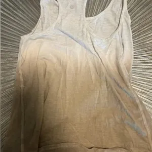 Lululemon Athletica Beige Tank Top thumbnail 1