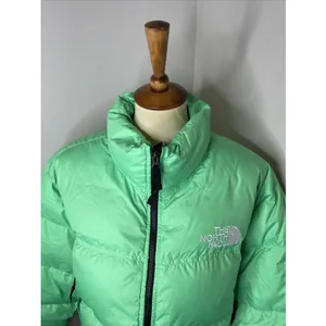 The North Face Nuptse Short‎ Jacket in Chlorophyll Green XL thumbnail 8