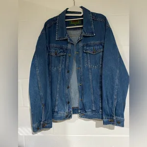 Casual pointe large denim jacket thumbnail 2