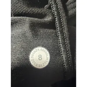 Lululemon Black High Neck Yoga Athletic Crop Top Tank Size 8 thumbnail 6