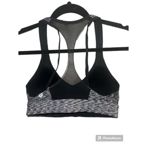 ✨Lululemon Speed Up Heather Grey Sz 4 Bra✨ thumbnail 4