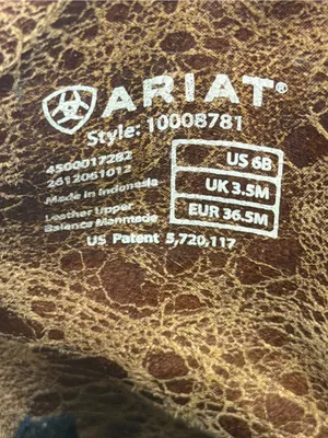 Ariat Dahlia Western Boots Size 6B, Women’s, EUR 36.5M thumbnail 9