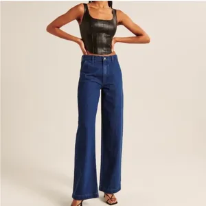 Abercrombie and Fitch Vegan Leather Corset Scoopneck Top in Black Size XS thumbnail 6