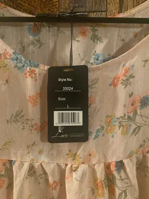 Love University NWT women's short sleeve blouse thumbnail 4
