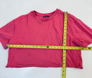 zara crop top pink size L thumbnail 7