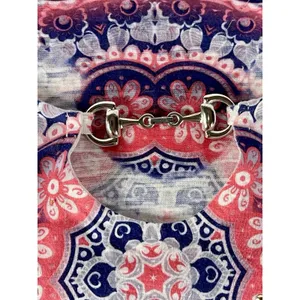 EST. 1946 Women’s Paisley Mandala Tank Top - Size Large - Pink & Blue thumbnail 5