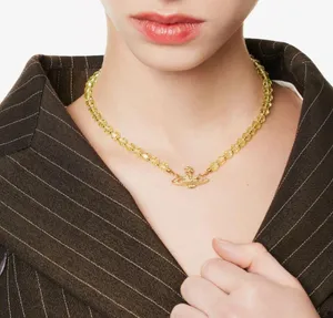 Vivienne Westwood Messaline gold-tone brass crystal-embellished choker Necklace thumbnail 4
