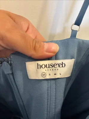 House of CB Myrna Aegean Blue Corset Midi Dress XS thumbnail 3