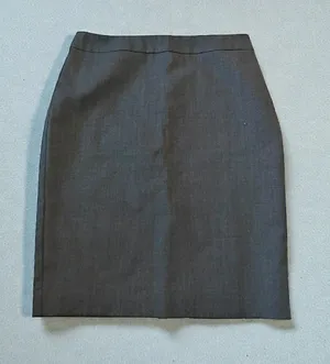 ANN TAYLOR Gray Pencil Skirt Size 2 Petite thumbnail 1