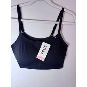 True & Co. 16860 True Body Scoop Neck Bralette Black Size XL NWT thumbnail 9