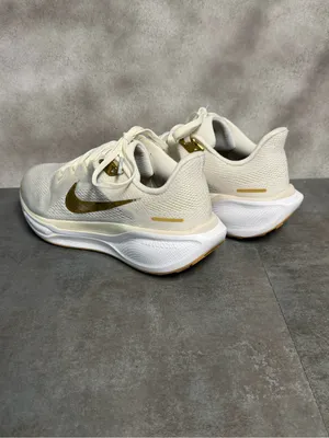 Nike Air Zoom Pegasus 41 Women's Running Shoes Light Pumice Metallic Gold Size 9 thumbnail 11