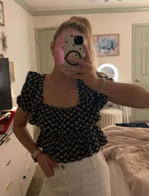 Navy Blouse Blue thumbnail 1