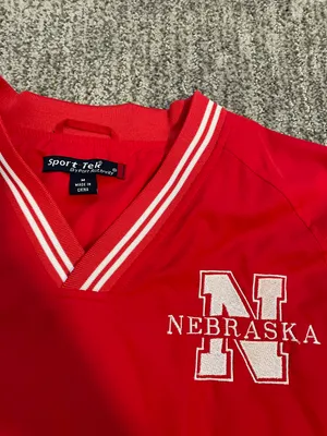 Nebraska Husker Windbreaker Size M thumbnail 3