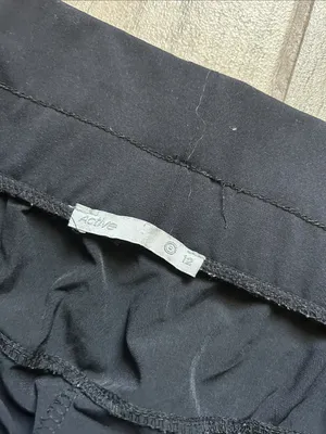 Target Black Women's Jogger Sweatpants with Cuffed Ankles thumbnail 2