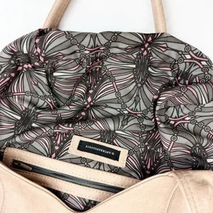 Anthropologie Carson Faux Leather Braided Tote Bag Tan Boho Bohemian Festival thumbnail 14