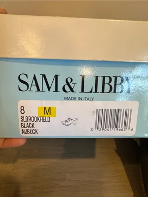 Sam & Libby Wedge Sandal Ankle Strap Size 8 Cork Heel‎ Black Open Toe NIB thumbnail 4