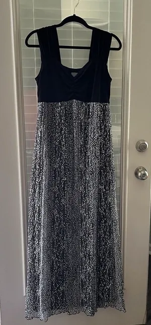Rabbit Rabbit Rabbit Maxi Dress‎ Large Lace Overlay Black thumbnail 1