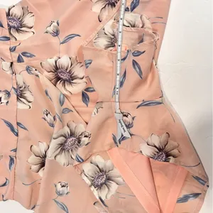 Lulus Magical Meadow Blush Pink Floral Print‎ Skort Dress LARGE thumbnail 11