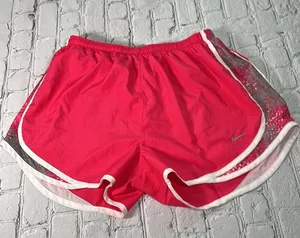 Nike Dri Fit Pink Galaxy Athletic Shorts size Medium Pink Gray White thumbnail 1