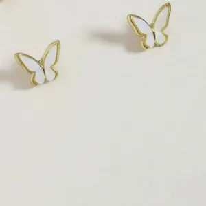 3/$30 💛 Butterfly Stud Earrings Gold thumbnail 2
