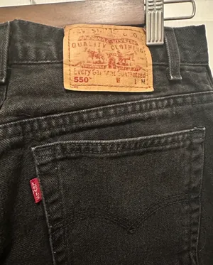 Vintage Levi’s 550 Women’s Black Jeans 100% Cotton Made in the USA thumbnail 3