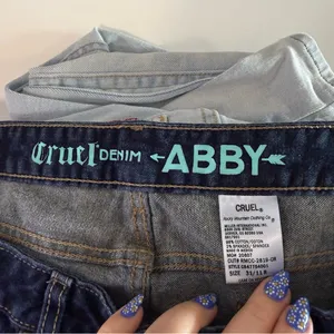 Cruel Denim Abby Dark Wash Skinny High Waist Jean Embroidered Pocket Western‎ 31 thumbnail 6