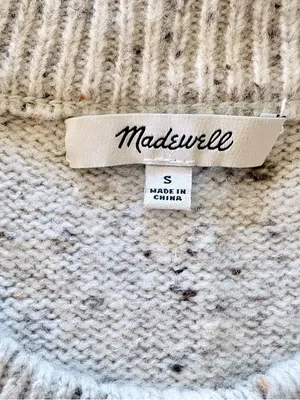 MADEWELL Donegal Long Sleeve Sweater Dress thumbnail 6