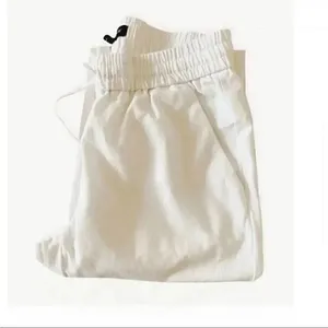 J. Crew Tie-waist Roll Cuffs White Womens Pants SZ 0 thumbnail 6