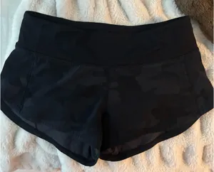 Black Camo Lululemon Shorts thumbnail 1