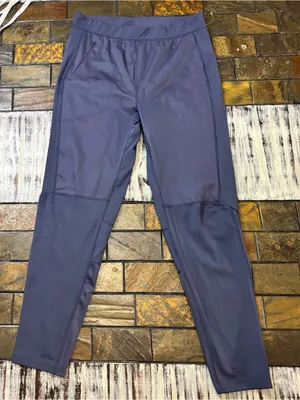 Columbia Women’s Leggings Pants Blue Gray Large Pockets Zip Gym Activewear Yoga thumbnail 1
