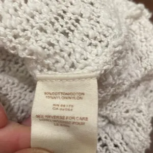 Anthropologie Free People White Tunic Sweater thumbnail 3