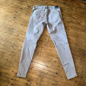 American Eagle distressed stretchy tan size 6 normcore jeggings thumbnail 3