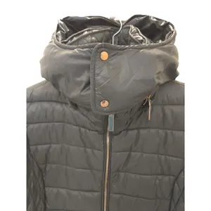 Mango Down Y2K Hunter Green Duck Feather Fill Jacket Removable Hood L Womens thumbnail 8
